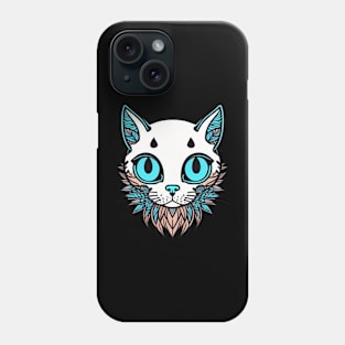 The skull cat Phone Case