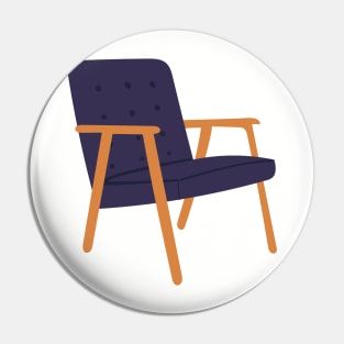 Mid Century Retro Eames Chair Design Pin