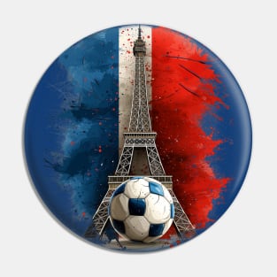 France Soccer Pin