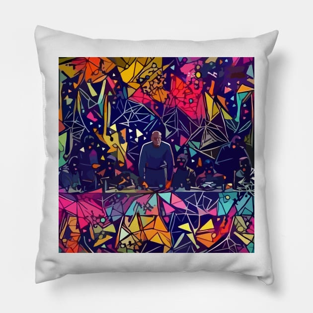 Abstract Gang Signs and Prayer Pillow by stilldan97