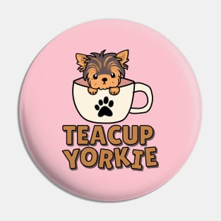 Teacup Yorkie Pin