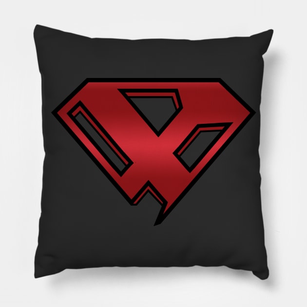 Superdoom, the Last Knight of Tomorrow Pillow by Nomad_Zero