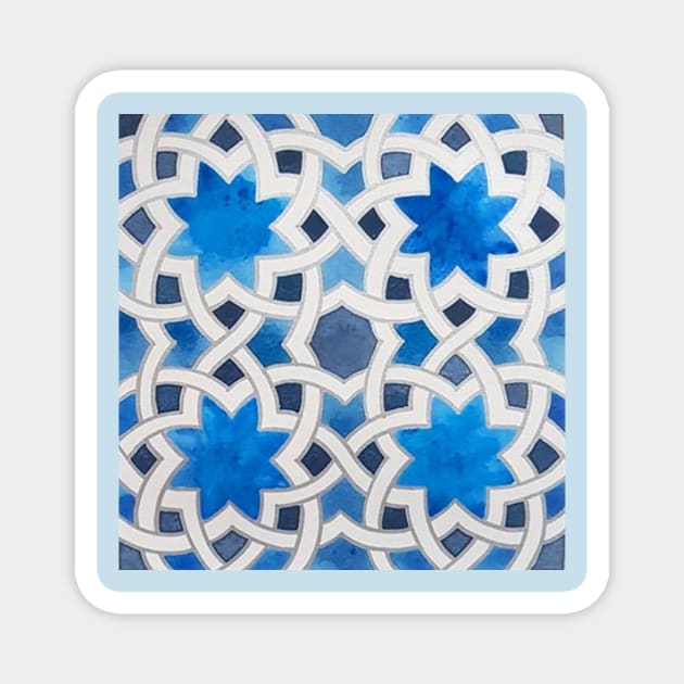 Interlocking Alhambra Magnet by Aladdins Vault