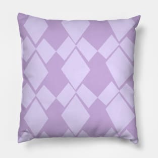 Geometric Diamonds Design (Lilac) Pillow