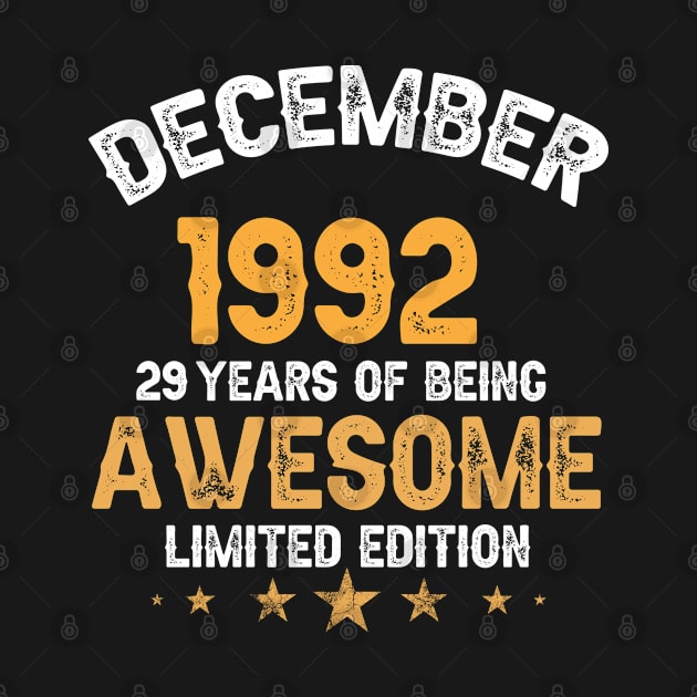 December 1992 29 years of being awesome limited edition by yalp.play