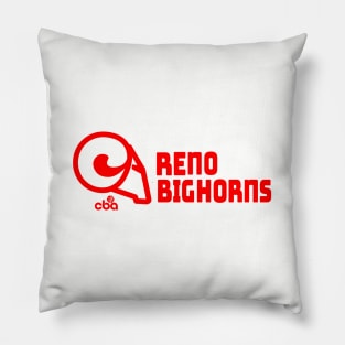 Defunct Reno Bighorns CBA Basketball 1983 Pillow