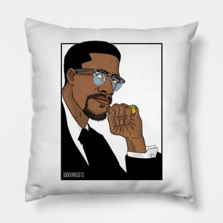 Malcolm X Pillow