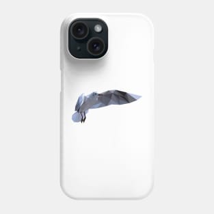 Low Poly Flying Seagull Phone Case