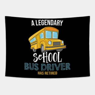 A legendary School bus driver has retired Tapestry