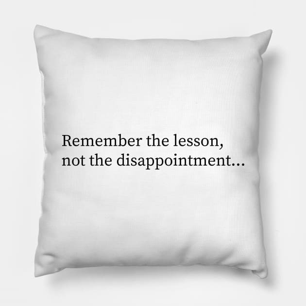 Motivational Pillow by Kidrock96