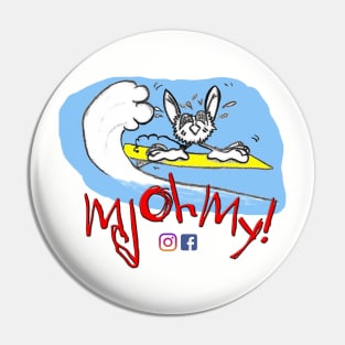 MJ Oh My! Surfs Up Pin