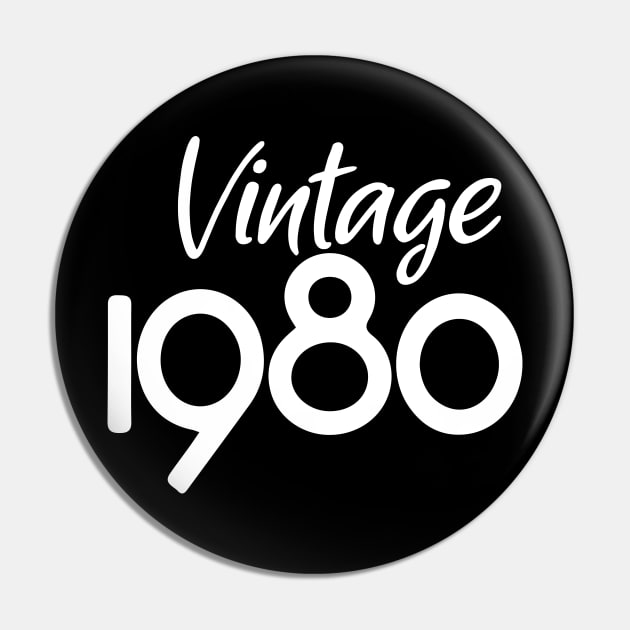 Vintage 1980 Pin by youki