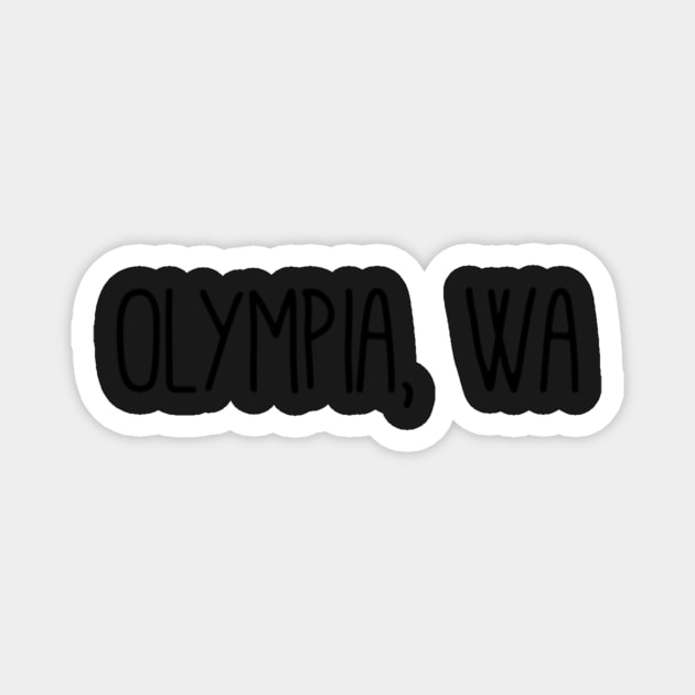 Olympia, washington Magnet by Cryptid