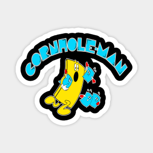 Funny Mr Cornhole Man Art Design Magnet