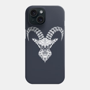 the goat in hell pattern ecopop Phone Case