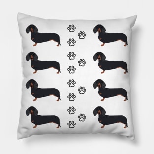 Dachshund dog breed cute pattern Pillow