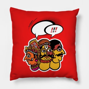 three Faces Pillow