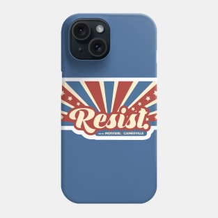 Resist with Indivisible Gainesville - Stars and Stripes Phone Case