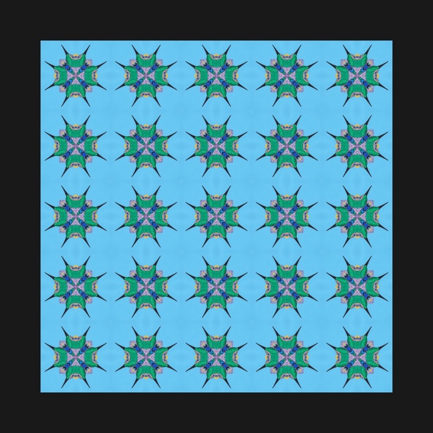 Beautiful Kaleidoscope pattern based on Artwork Nest 9 by Swabcraft