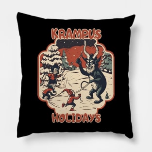 Krampus holidays Pillow