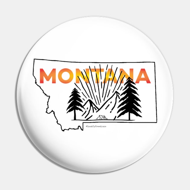 Montana Pin by Look Up Creations