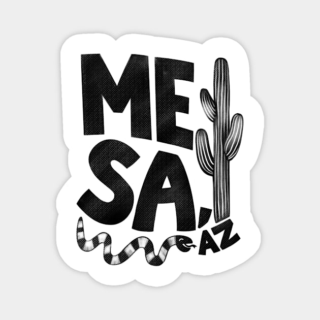 Mesa Vintage Type Magnet by DreamBox