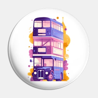 Triple Decker Magical Bus - Fantasy Pin