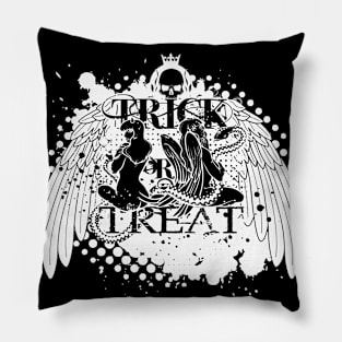 Trick or Treat? - White Pillow