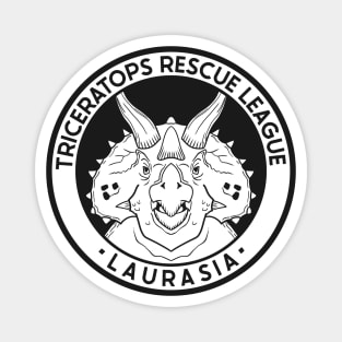 Triceratops Rescue Magnet