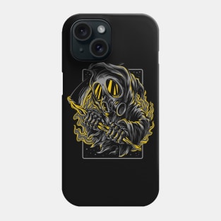 Reaper Scythe Smoke Yellow Phone Case