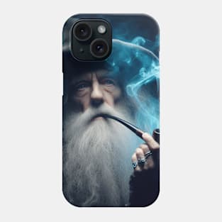 Wizard Smoking a Pipe Phone Case