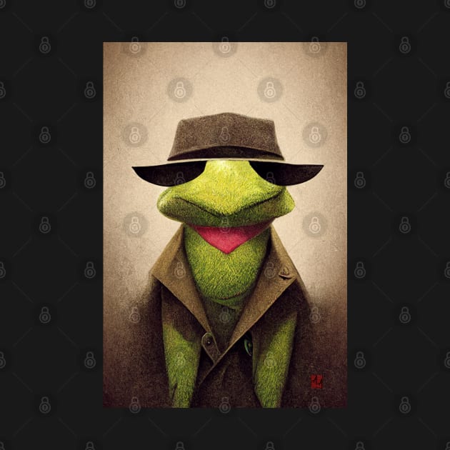 Detective Kermit by Ala.of.art