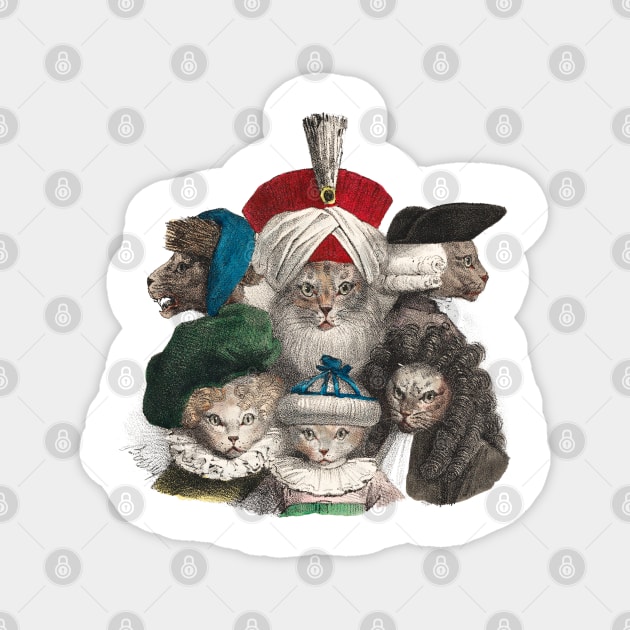 Victorian Cats Magnet by Maison de Kitsch