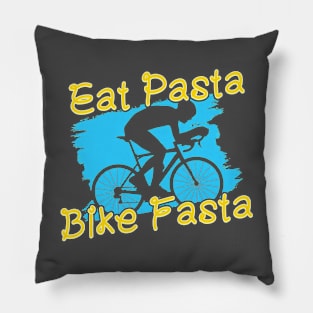 Eat Pasta Bike Fasta Pillow