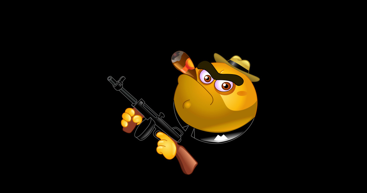 Gangster Emoji Gangster TShirt TeePublic