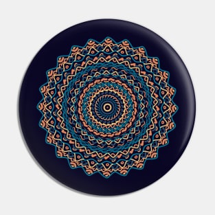 Mandala Sand and Mare Pin