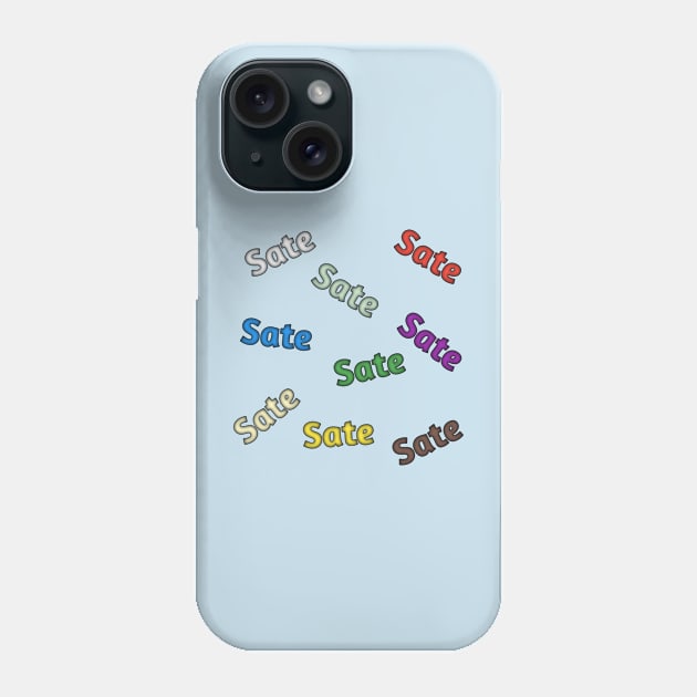 Sate sate Phone Case by Menu.D