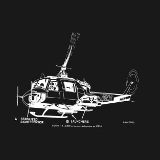 Bell UH-1 Iroquois (white) T-Shirt