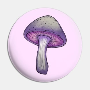 Demigirl Pride Mushroom Pin