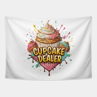 Cupcake Dealer Baker Cool Baking Lovers Men Women Kids Funny Tapestry