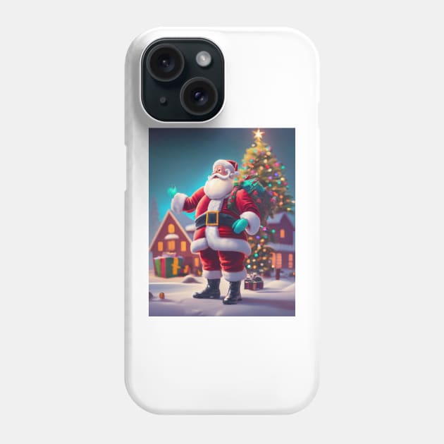 Christmas Santa Phone Case by Abelfashion