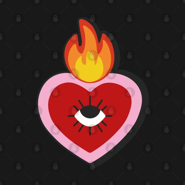 heart on fire by Tienda92