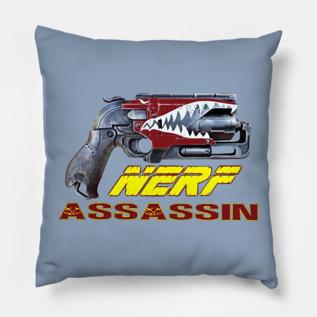 Nerf Assassin Pillow by DistractedGeek