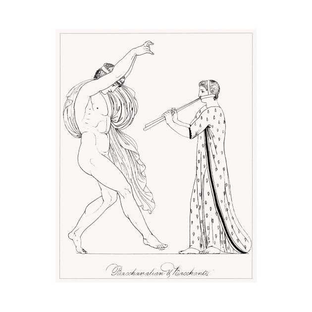 Bacchanalian & Bacchante by WAITE-SMITH VINTAGE ART