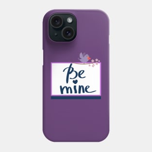 Be mine - Purple LOVE Bird Phone Case