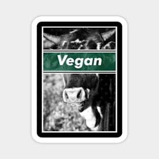 Vegan Cow Magnet