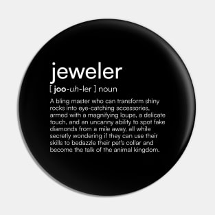 Jeweler definition Pin