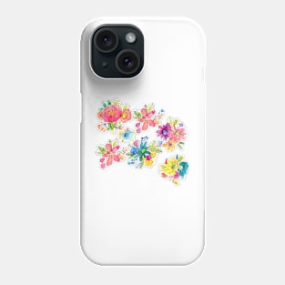 Water Color Florals Phone Case