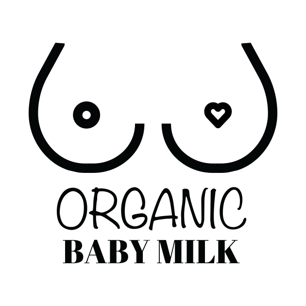 Organic baby milk breastfeeding by redblackline