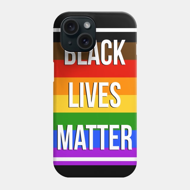 BLM - POC rainbow lgbt Phone Case by schreynal